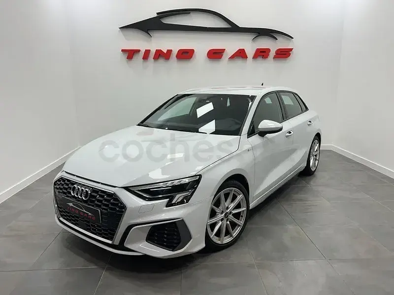 Usado Audi A3 S-Line 150 CV (110 kW) 2021 Blanco Berlina
