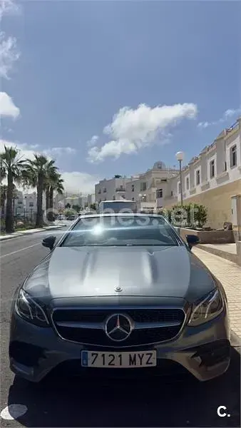 Usado Mercedes E200 184 CV (135 kW) 2018 Gris / plata Descapotable