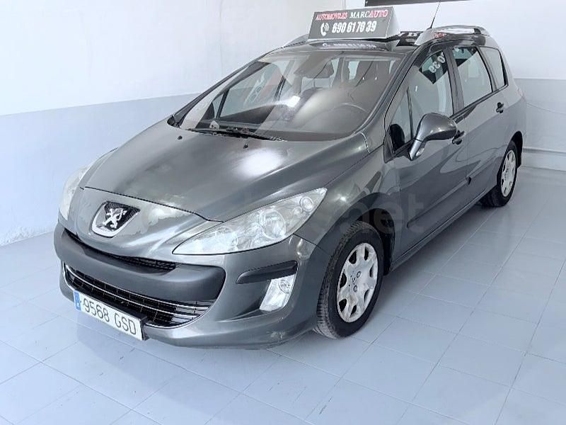 Usado Peugeot 308 SW 110 CV (80 kW) 2009 Gris / plata Familiar