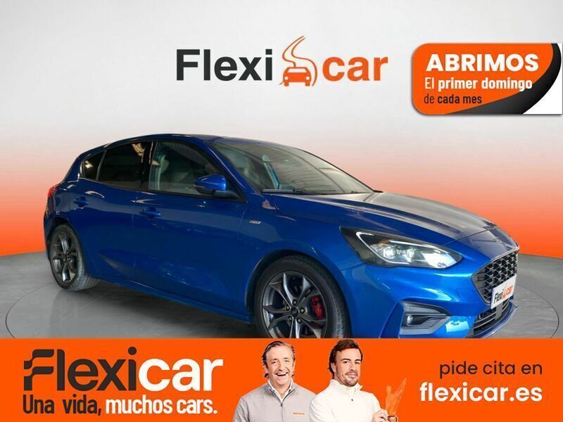 Azul Usado 2021 Ford Focus ST-Line Familiar | 15.990 € (Precio justo) - Imagen 1/4