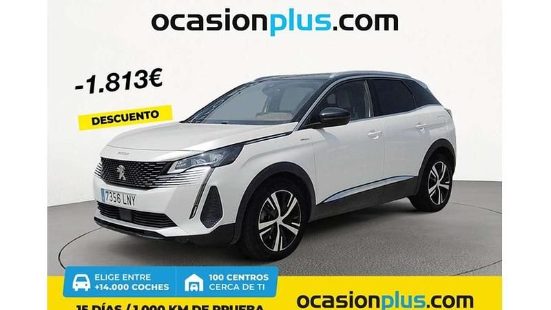 Blanco Usado 2021 Peugeot 3008 Allure Monovolumen | 17.728 € (Precio justo) - Imagen 1/4