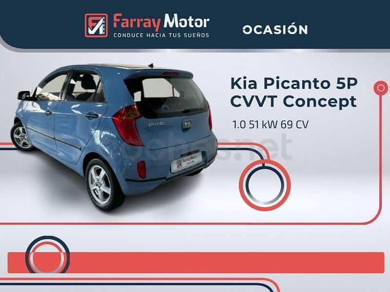 Usado Kia Picanto 69 CV (50 kW) 2012 Azul Utilitario