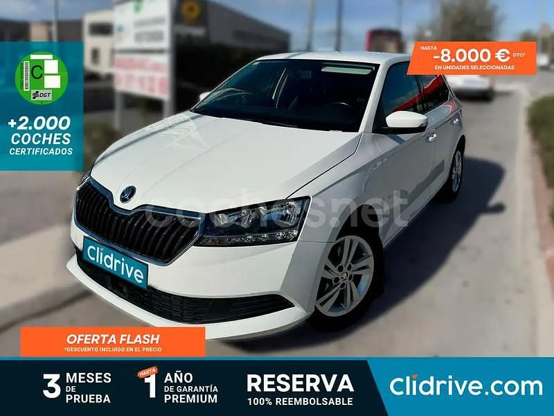 Usado Skoda Fabia Ambition 60 CV (44 kW) 2020 Blanco Berlina