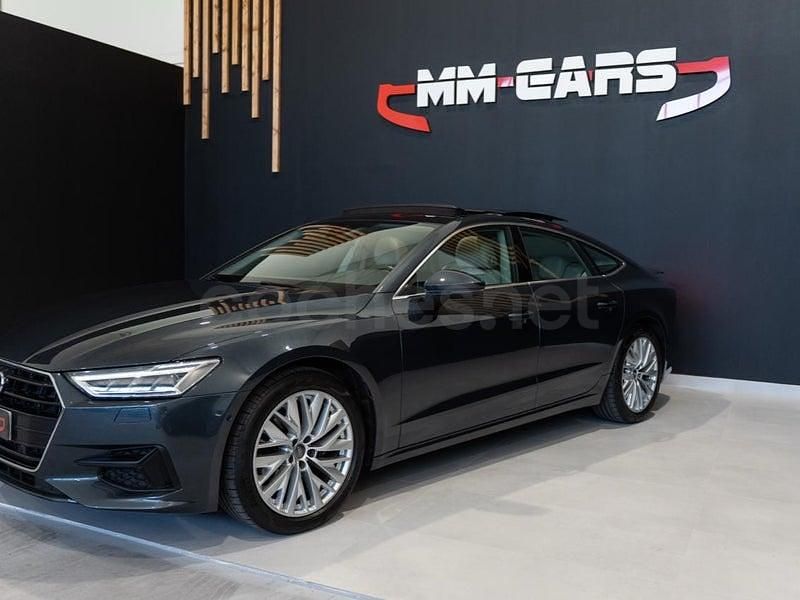 Usado Audi A7 204 CV (150 kW) 2019 Azul Berlina