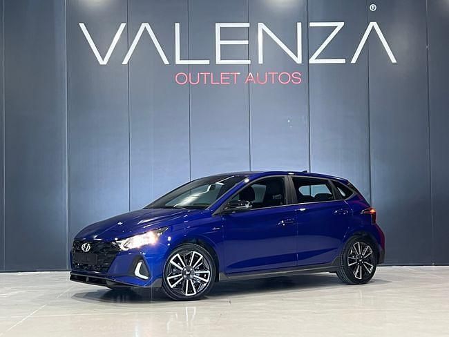Azul Usado 2022 Hyundai i20 N Line Berlina | 18.900 € (Precio justo) - Imagen 1/4