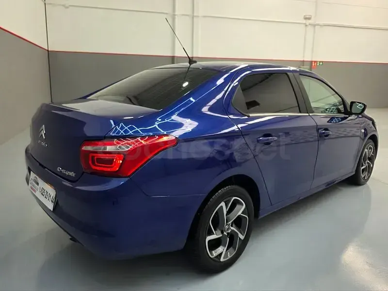 Usado Citroën C-Elysee I Shine 100 CV (73 kW) 2018 Azul Berlina