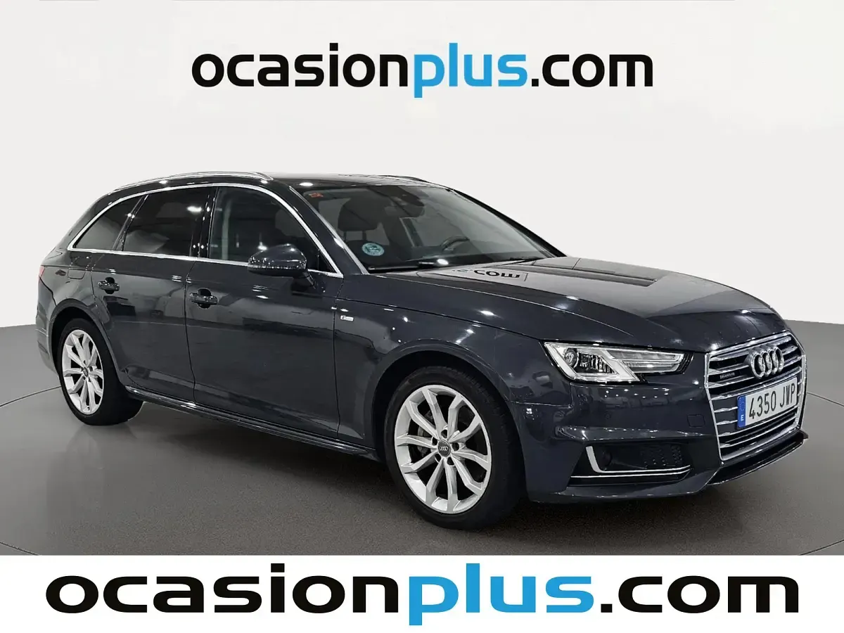 Usado Audi A4 S-Line 190 CV (139 kW) 2017 Gris Familiar