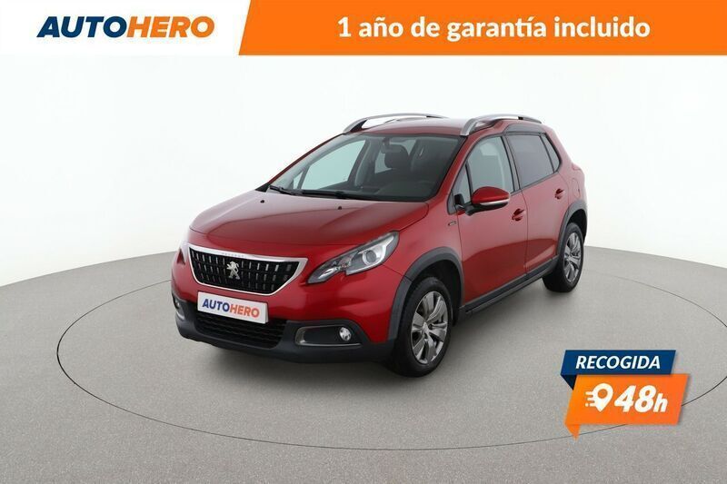 Rojo Usado 2019 Peugeot 2008 Signature Sky SUV | 12.399 € (Buen precio) - Imagen 1/3