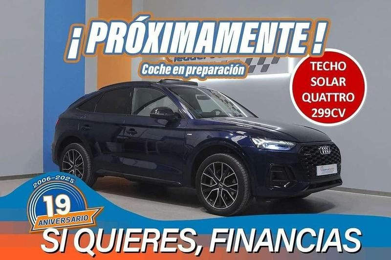 Azul Usado 2021 Audi Q5 SUV | 43.900 € - Imagen 1/4
