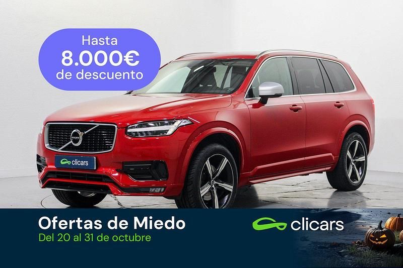 Rojo Usado 2018 Volvo XC90 R-Design SUV | 37.490 € (Buen precio) - Imagen 1/4