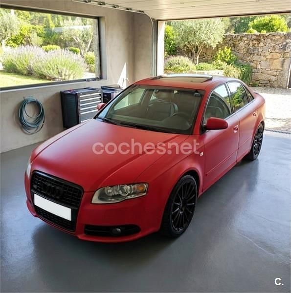 Usado Audi A4 140 CV (102 kW) 2006 Rojo Berlina