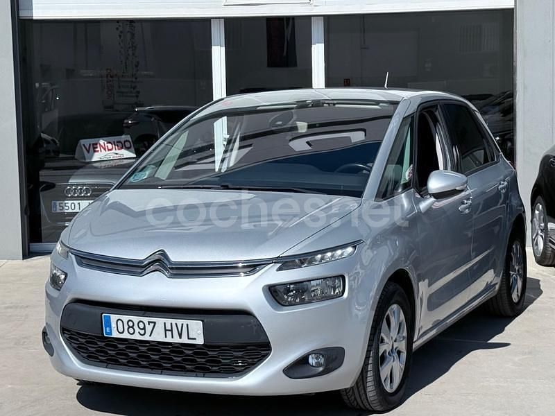 Gris / plata Usado 2014 Citroën C4 Picasso Seduction Monovolumen | 8500 € (Precio justo) - Imagen 1/4