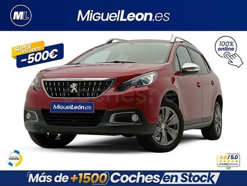 Usado Peugeot 2008 Style 82 CV (60 kW) 2019 Rojo SUV