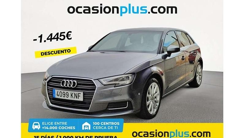 Gris Usado 2018 Audi A3 Sportback Design Utilitario | 14.455 € (Super precio) - Imagen 1/4