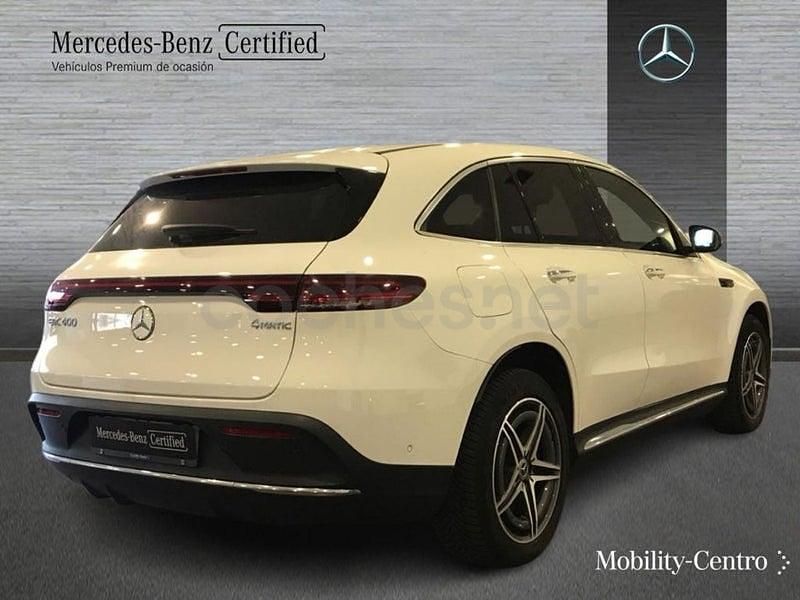 Usado Mercedes EQC400 AMG line 300 kW (408 CV) 2021 Blanco polar SUV