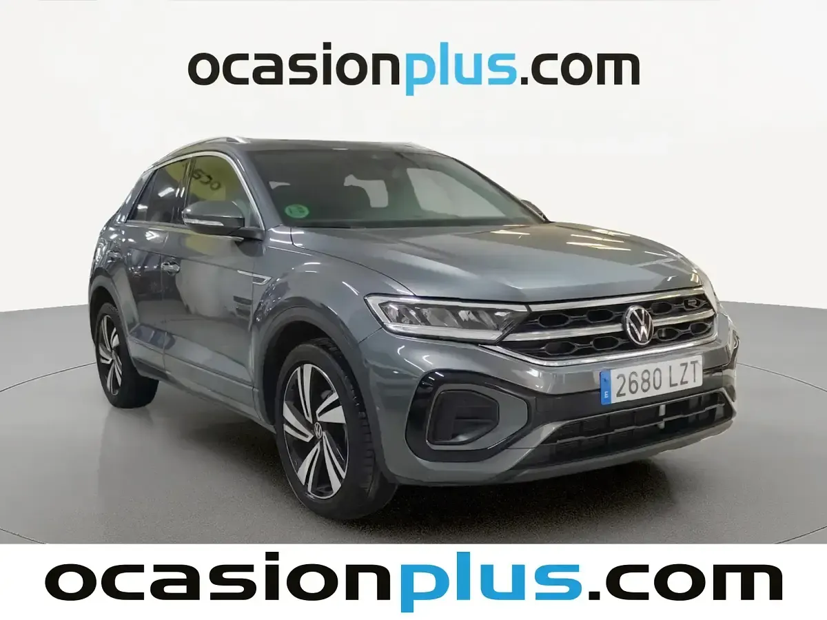 Usado VW T-Roc R-line 150 CV (110 kW) 2022 Gris SUV
