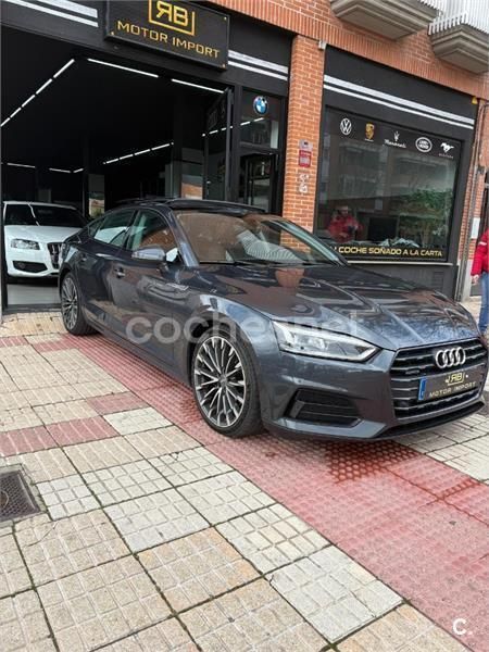 Gris / plata Usado 2017 Audi A5 Sportback Sport Berlina | 21.500 € (Buen precio) - Imagen 1/4