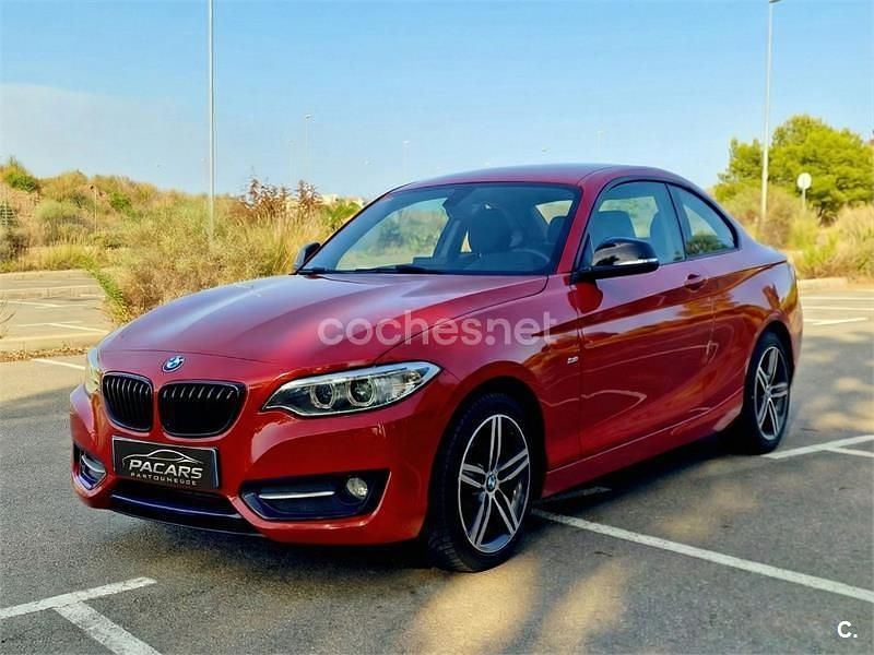 Rojo Usado 2017 BMW 220 Sport Line Coupe | 17.800 € (Precio justo) - Imagen 1/4