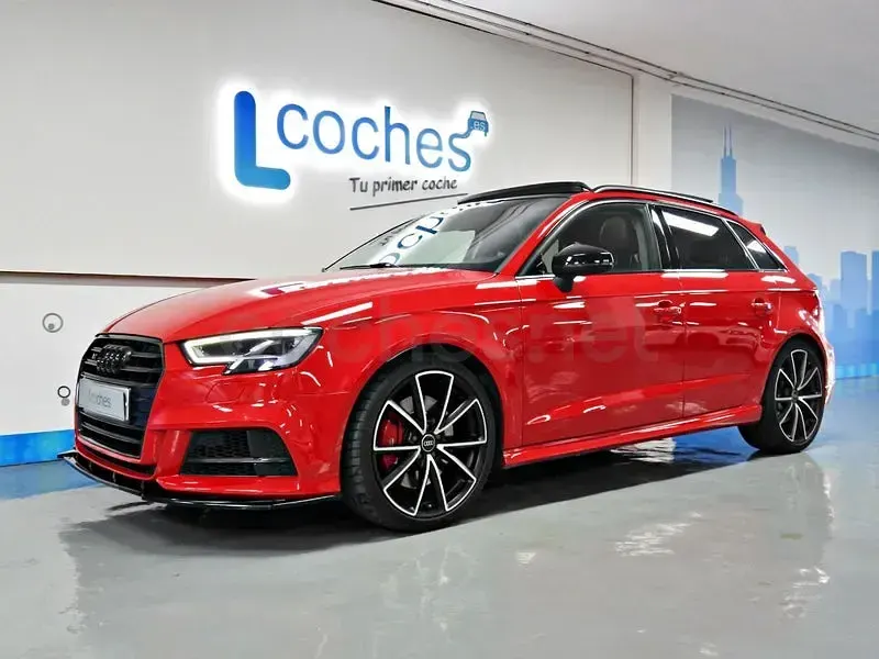 Usado Audi A3 300 CV (220 kW) 2018 Rojo Berlina
