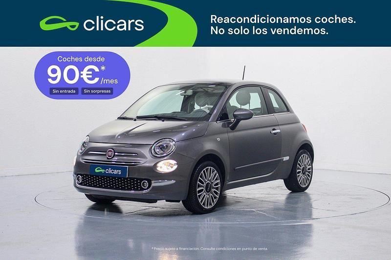 Usado Fiat 500 Lounge 69 CV (50 kW) 2017 Gris Utilitario