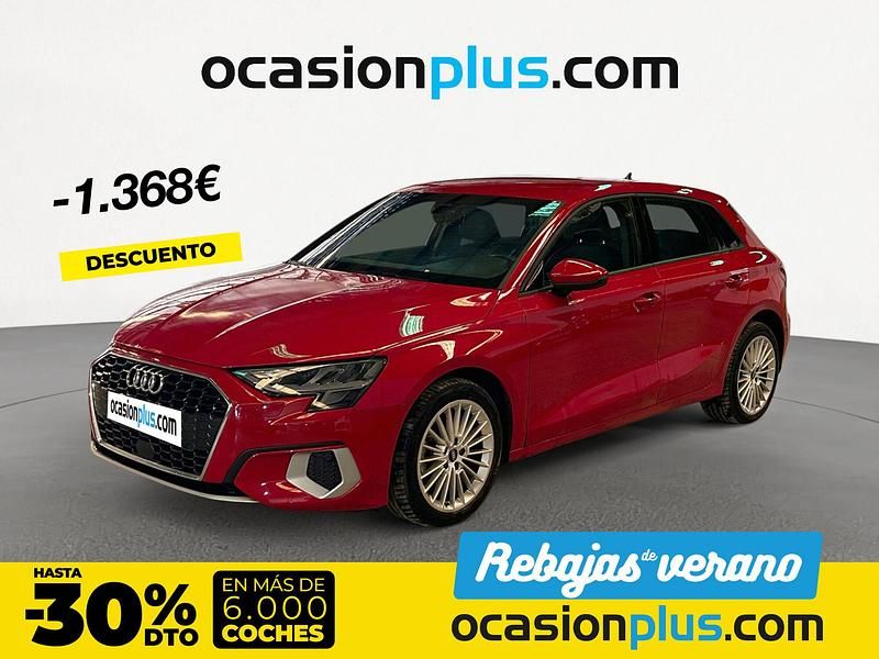 Rojo Usado 2023 Audi A3 Advanced Plus | 25.490 € (Precio justo) - Imagen 1/4