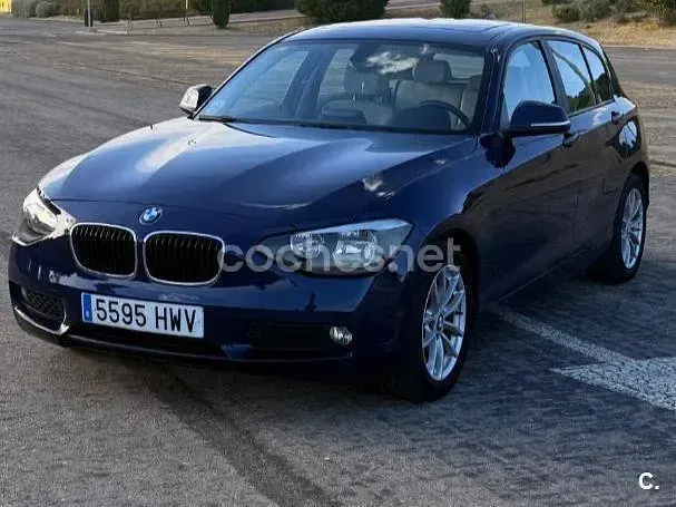 Usado BMW 118 143 CV (105 kW) 2014 Azul Utilitario