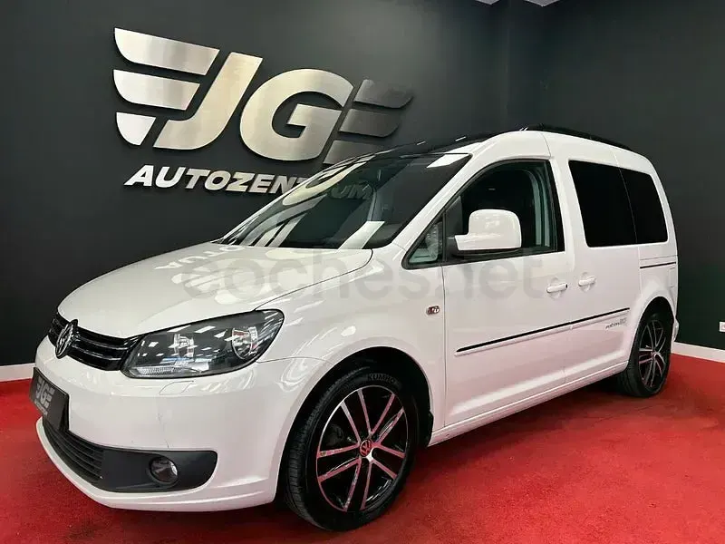 Usado VW Caddy Comfortline 102 CV (75 kW) 2014 Blanco Monovolumen