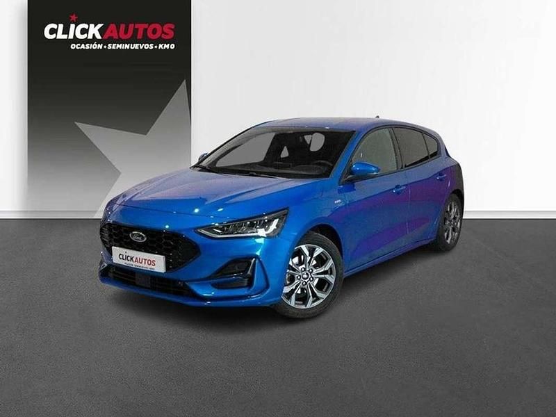Azul Usado 2023 Ford Focus ST-Line Berlina | 15.450 € (Super precio) - Imagen 1/4