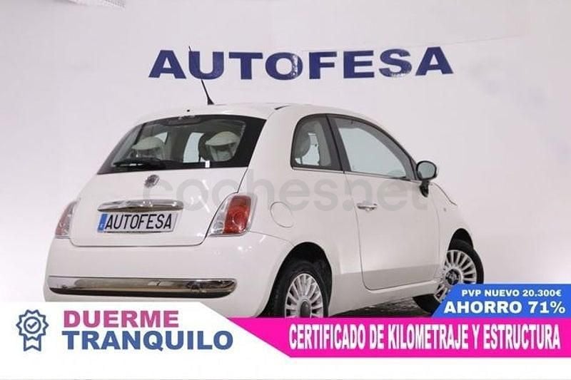 Usado Fiat 500 Lounge 69 CV (50 kW) 2009 Blanco Descapotable