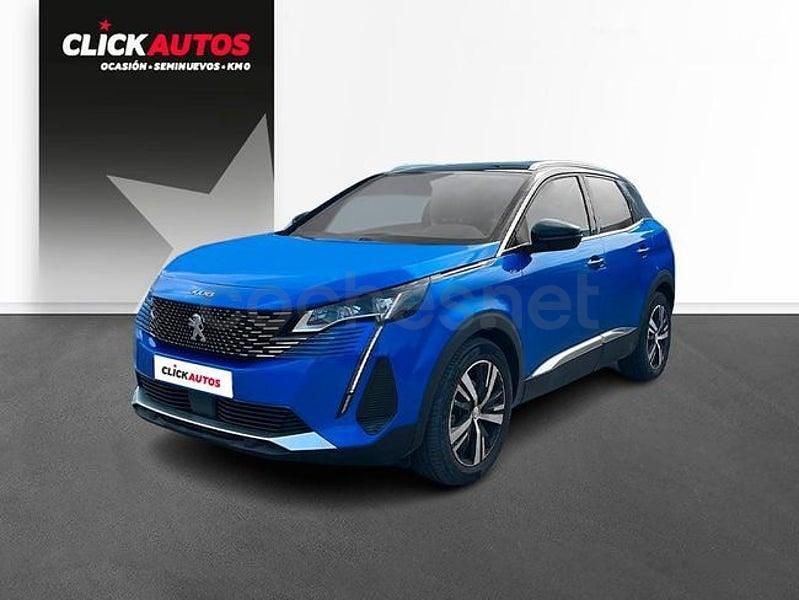 Usado Peugeot 3008 GT 130 CV (95 kW) 2022 Azul SUV