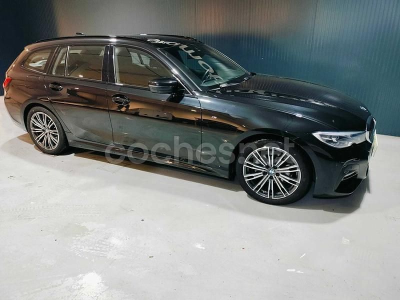 Usado BMW 320e 190 CV (139 kW) 2021 Negro Familiar