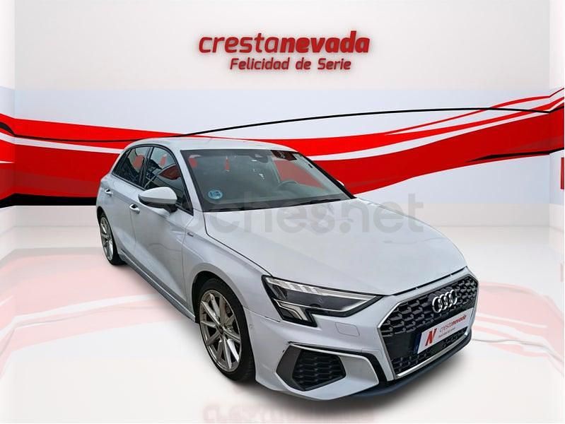 Usado Audi A3 S-Line 150 CV (110 kW) 2023 Blanco Berlina
