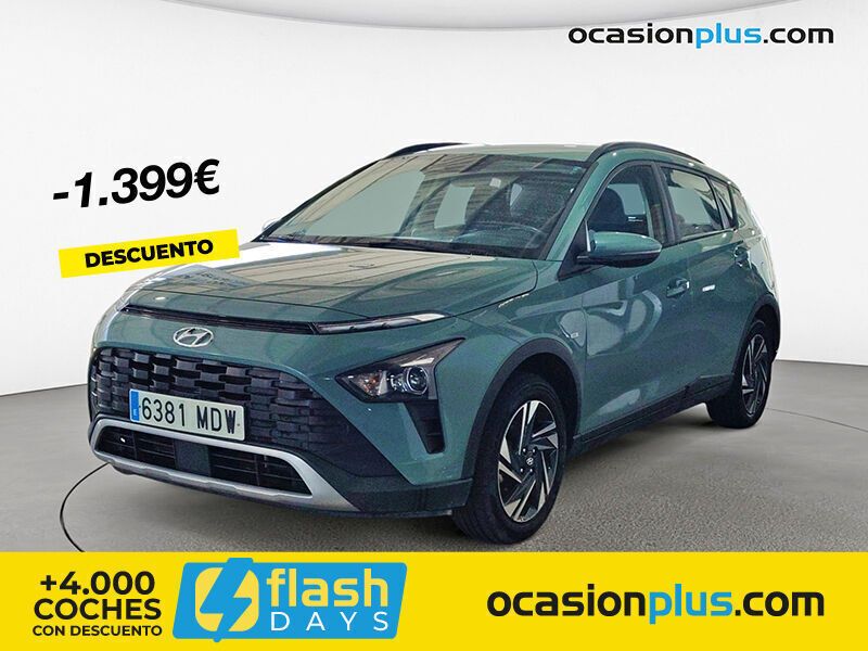 Verde Usado 2023 Hyundai Bayon SUV | 15.390 € (Precio justo) - Imagen 1/4