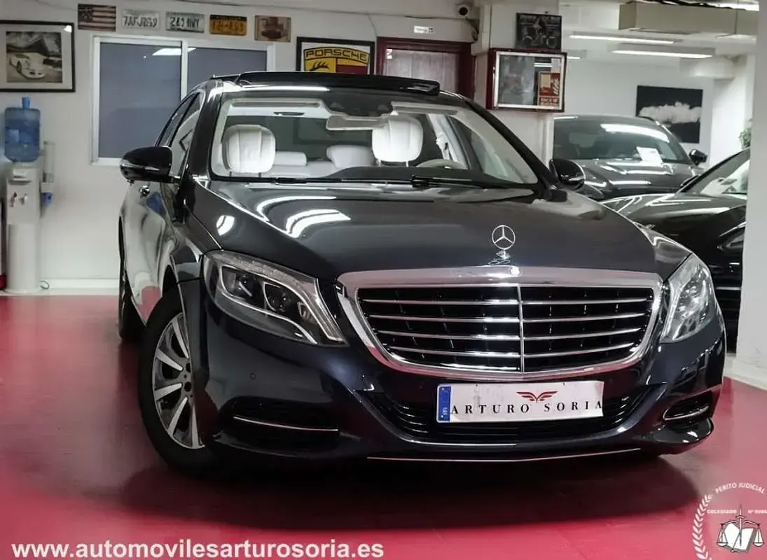 Usado Mercedes S350 258 CV (189 kW) 2014 Azul Berlina