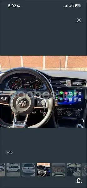 Usado VW Golf VII GTI 220 CV (161 kW) 2013 Blanco Berlina