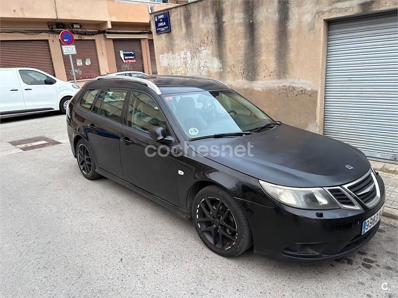 Usado Saab 9-3 Linear 150 CV (110 kW) 2008 Negro Utilitario
