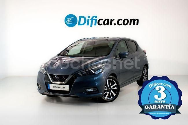 Usado Nissan Micra Acenta 91 CV (66 kW) 2018 Gris Utilitario