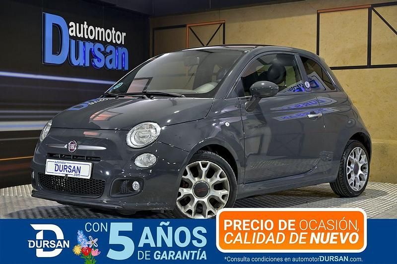 Usado Fiat 500S S 85 CV (62 kW) 2014 Gris / plata Berlina