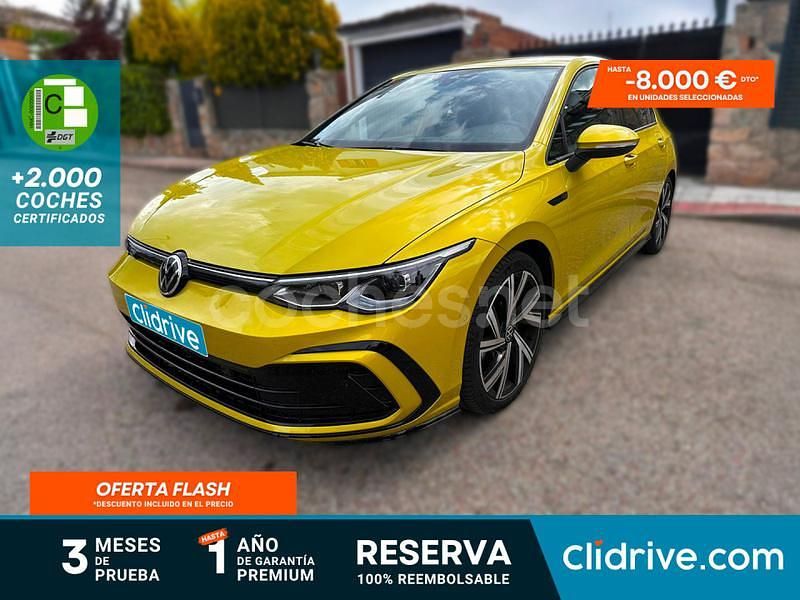 Amarillo Usado 2022 VW Golf VIII R-line Berlina | 23.190 € (Super precio) - Imagen 1/3