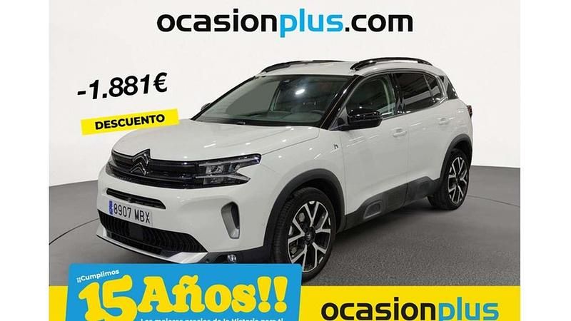 Blanco Usado 2022 Citroën C5 Aircross Shine SUV | 18.546 € (Buen precio) - Imagen 1/4