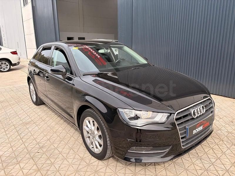 Usado Audi A3 110 CV (80 kW) 2014 Negro Berlina