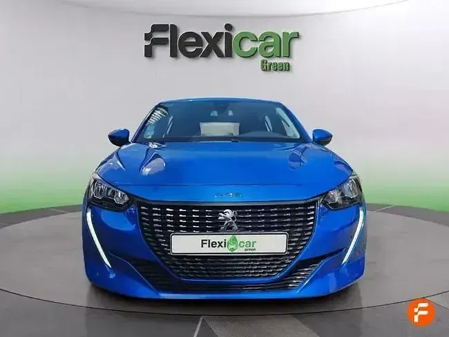 Usado Peugeot 208 Allure 100 CV (73 kW) 2020 Azul Utilitario