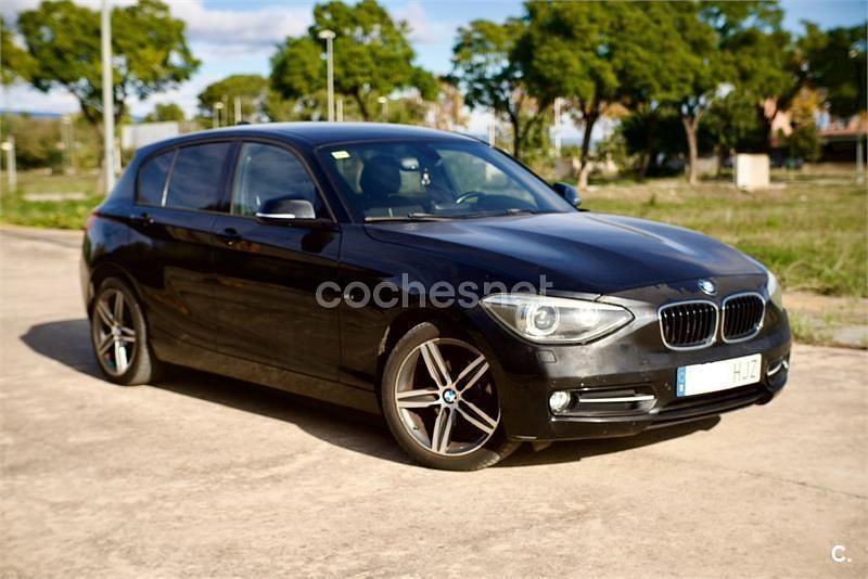 Usado BMW 116 Efficient Dynamics 116 CV (85 kW) 2012 Negro Utilitario