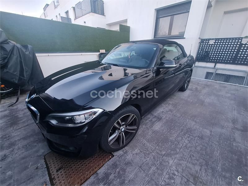 Usado BMW 218 150 CV (110 kW) 2016 Negro Descapotable