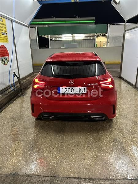 Usado Mercedes A180 AMG line 122 CV (89 kW) 2016 Rojo Berlina