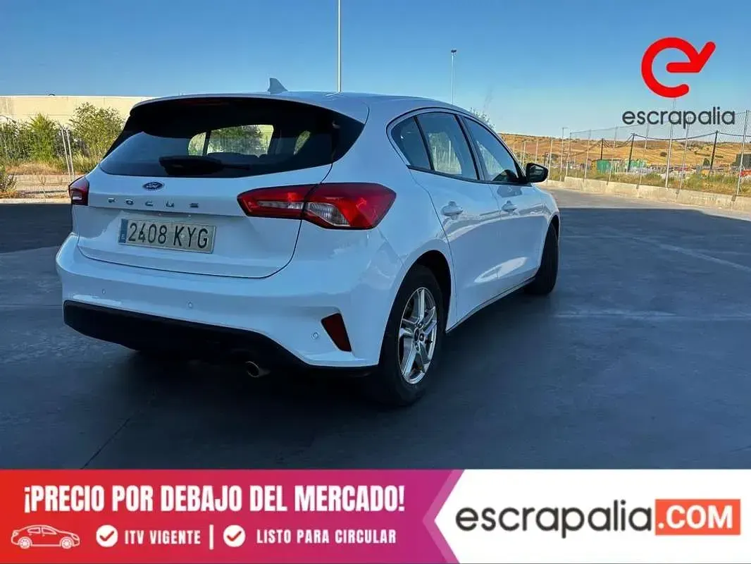 Usado Ford Focus Trend+ 120 CV (88 kW) 2019 Blanco Utilitario