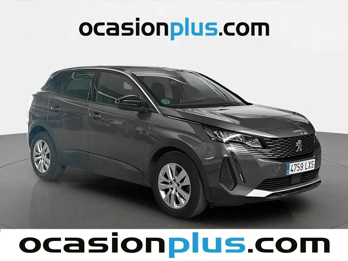 Usado Peugeot 3008 Active 130 CV (95 kW) 2022 Gris SUV