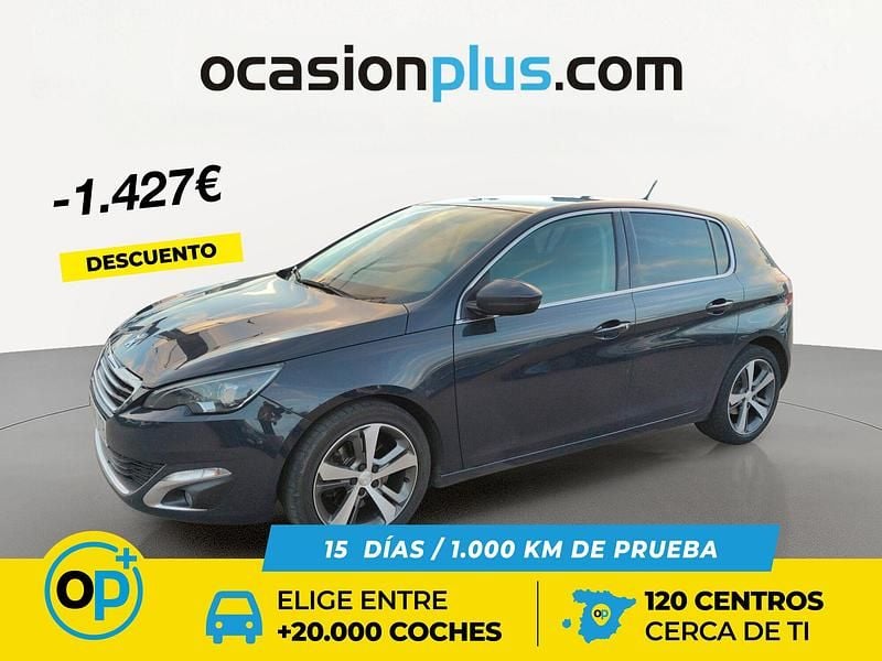Gris Usado 2016 Peugeot 308 Allure Utilitario | 8973 € (Precio justo) - Imagen 1/4