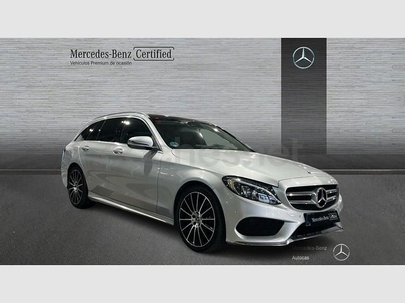 Usado Mercedes C220 194 CV (142 kW) 2019 Gris / plata Familiar