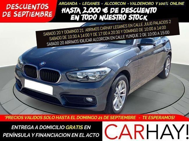 Usado BMW 116 Advantage 116 CV (85 kW) 2018 Gris Utilitario